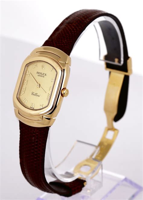 rolex cellini ladies leather strap|vintage Rolex cellini watches.